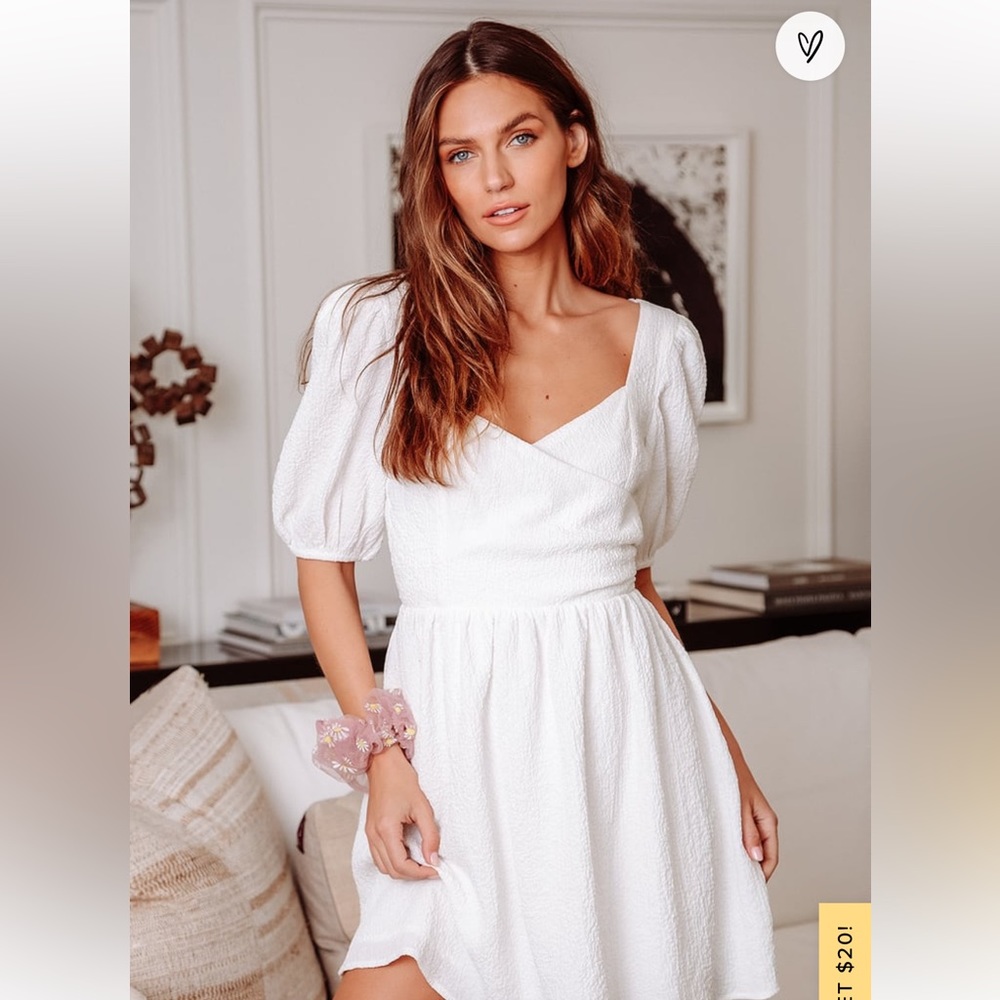 Lulus white dress